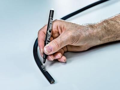 Pica 532/52 Permanent Pen | 1-2mm | Rond | Wit | Blister - PI53252SB