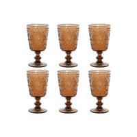 Set van bekers Home ESPRIT Kristal 8,5 x 8,5 x 16,3 cm (6 Stuks) - thumbnail
