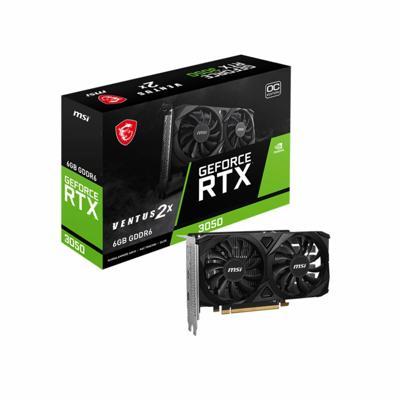 MSI RTX 3050 Videokaart GeForce RTX 3050 6 GB HDMI, DisplayPort