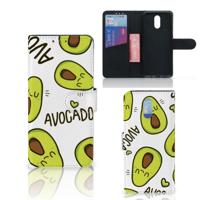 Nokia 2.3 Leuk Hoesje Avocado Singing - thumbnail