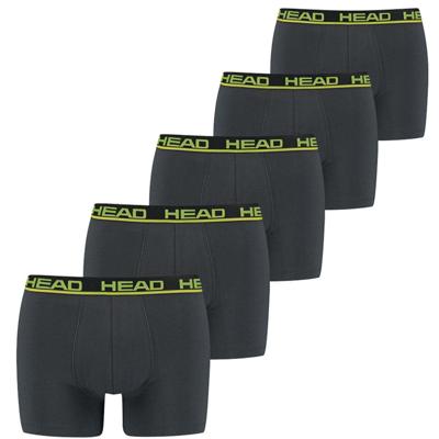 Head Boxershorts 5-pack Phantom / Lime Punch-M