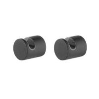 Handdoekhaak Tiger Bold Klein Zwart (2 stuks) - thumbnail