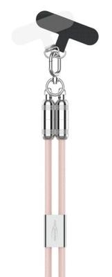 Ansmann USB-kabel Apple Lightning stekker, USB-C stekker 1.2 m Pink 1700-0189