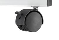 MAUL projectietafel, grijs, ft 38 x 38 cm, h 64-100 cm - thumbnail