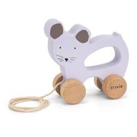 Trixie houten trekfiguur - mrs. mouse - thumbnail