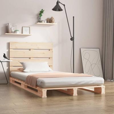 Bedframe zonder matras massief grenenhout 100x200 cm