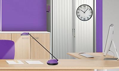 Unilux Magnet wandklok, magnetisch, diameter 30,5 cm, grijs-wit Unilux Magnet wandklok, magnetisch, diameter 30,5 cm, grijs-wit