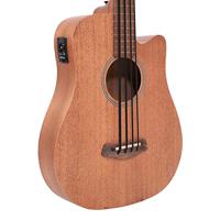 Gold Tone M-BASS25/FL/L linkshandige fretloze Microbass + gigbag - thumbnail