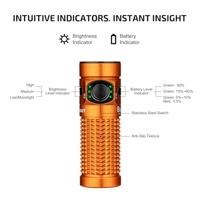 OLight Baton 4 Premium Edition (Orange) Zaklamp 1300 lm - thumbnail