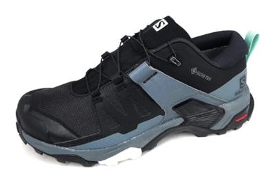 Salomon X Ultra 4 Gtx W Dames Lage Wandelschoen Black/Stormy Weather/Opal Blue 7,5