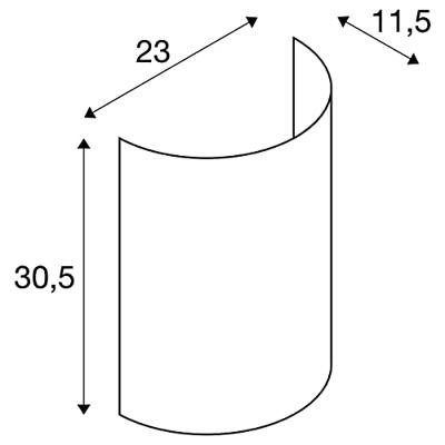 SLV FENDA 1001274 Lampenkap