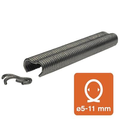 Rapid Hekwerk Hogringen VR22 | 1.100 Stuks | Grijs - 5001333