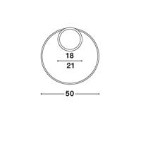 Lyora Ronde plafondlampFuline wit Ø 50cm - 9348072 - thumbnail