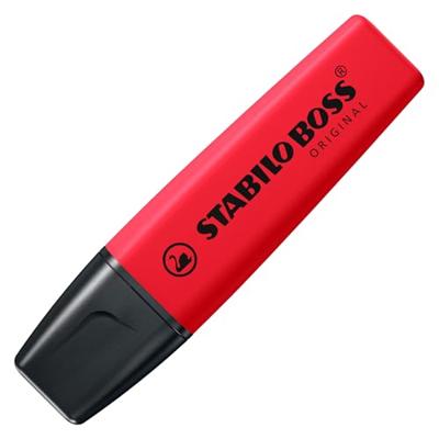 Markeerstift stabilo boss 70/48 echt rood blst à 1 | 10 stuks Markeerstift stabilo boss 70/48 echt rood blst à 1 | 10 stuks