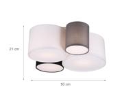 Trio PlafonnièreHotel 4-lichts 50cm - 693900417 - thumbnail