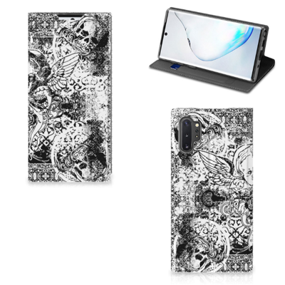 Mobiel BookCase Samsung Galaxy Note 10 Plus Skulls Angel Mobiel BookCase Samsung Galaxy Note 10 Plus Skulls Angel