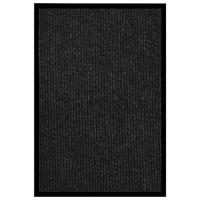 VidaXL Deurmat 80x120 cm gestreept antraciet - thumbnail