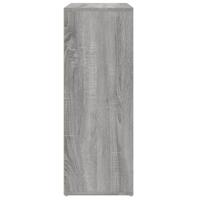 Dressoir 60x31x84 cm bewerkt hout grijs sonoma eikenkleurig - thumbnail