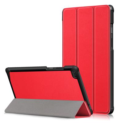3-Vouw sleepcover hoes - Lenovo Tab E8 - Rood 3-Vouw sleepcover hoes - Lenovo Tab E8 - Rood