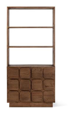 Jesper Home Opbergkast 'Sirkka' Mindihout, 193 x 92cm, kleur Bruin