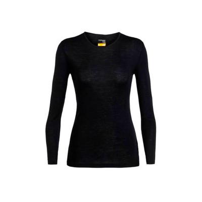 Icebreaker 175 Everyday LS Crewe Dames Thermoshirt Black L