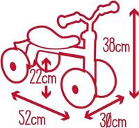 Drager Rookie SMOBY rood - thumbnail