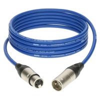 Klotz M1 K BL microfoonkabel 3p XLR F/M blauw 7.5 meter - thumbnail