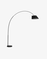 Kave Home Vloerlamp 'May', kleur zwart - thumbnail
