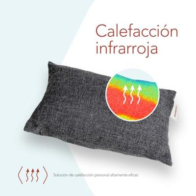 Kussen verwarmd montandor infrarood grijs