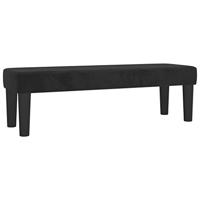 Boxspring met matras fluweel zwart 180x200 cm - thumbnail