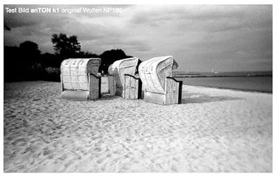 anTON K1 filmkamera met onderwaterbehuizing, zwart