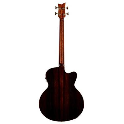 Ortega STRIPSU.ACB-L The Private Room Natural linkshandige E/A bas met gigbag en strap