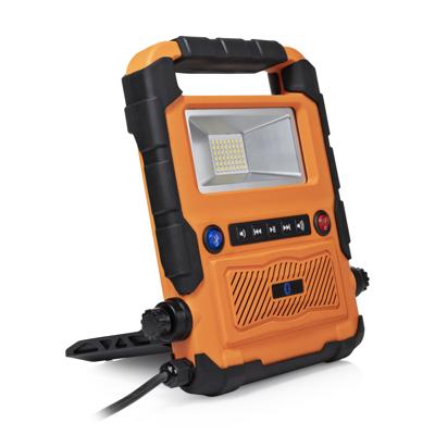 Smartwares bouwlamp met bluetooth speaker FCL 76011 20W Smartwares bouwlamp met bluetooth speaker FCL 76011 20W