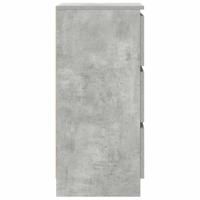 Dressoir 37,5x35x76 cm bewerkt hout betongrijs - thumbnail