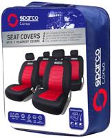Set hoezen voor zittingen Sparco S-Line Universeel (11 pcs) - thumbnail