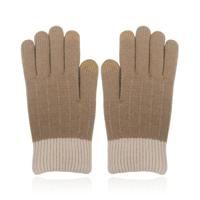 LGT JWLS Khaki Gebreide Dameshandschoenen - Extra Warme Voering - thumbnail