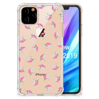Doorzichtige Silicone Hoesje voor Apple iPhone 11 Pro Unicorns Doorzichtige Silicone Hoesje voor Apple iPhone 11 Pro Unicorns