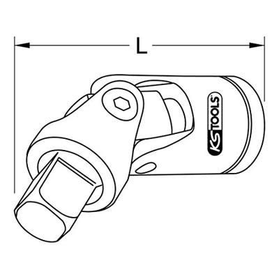 KS Tools 964.3470 9643470 Cardangewricht Aandrijving 3/4 (20 mm) 110 mm 1 stuk(s)