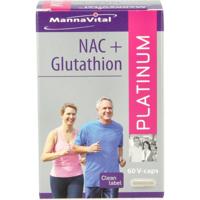Mannavital NAC & Glutathion Platinum Vegicaps - thumbnail