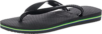 Havaianas Brasil logo black Zwart maat 2728 Havaianas Brasil logo black Zwart maat 2728