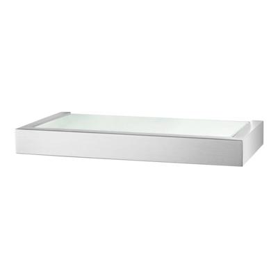 Zack Linea Planchet S 3X26.5X13.2cm Melkglas Mat Gesatineerd RVS 40383
