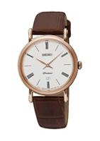 Seiko horlogeband SXB436P1 / 7N89 0AY0 Leder Bruin 16mm - thumbnail