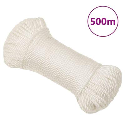 Werktouw 8 mm 500 m polypropeen wit Werktouw 8 mm 500 m polypropeen wit