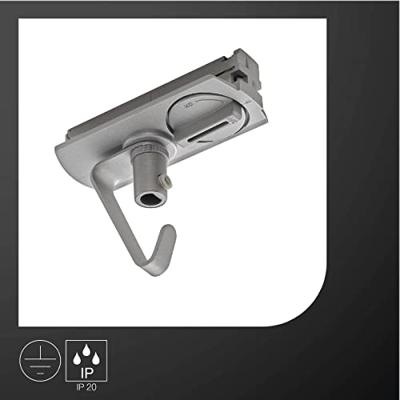 SLV 143172 4024163142502 230V-railsysteemcomponenten Zilver-grijs SLV 143172 4024163142502 230V-railsysteemcomponenten Zilver-grijs