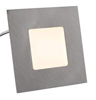 Heitronic 27693 LED-inbouwlamp LED LED vast ingebouwd 2 W RVS (geborsteld) - thumbnail