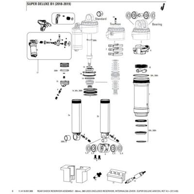 ROCKSHOX oliereservoir reservoir super deluxe