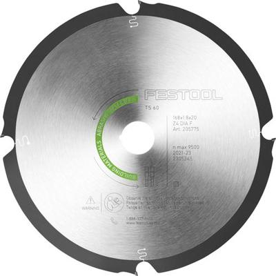 Festool Accessoires Diamant-cirkelzaagblad DIA 168x1,8x20 F4 ABRASIVE MATERIALS - 205769 Festool Accessoires Diamant-cirkelzaagblad DIA 168x1,8x20 F4 ABRASIVE MATERIALS - 205769