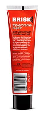 Brisk stevige haar & baard creme standbuis 100ml