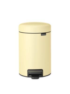 Brabantia pedaalemmer NewIcon 3 liter mellow yellow