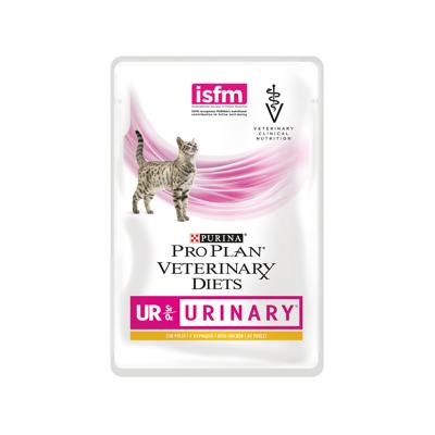 PURINA Pro Plan Veterinary Diets UR St/Ox Urinary Chicken - natvoer voor katten - 10x85 g